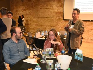 Guests at Bridges to Learning 2022 Wine Tasting. Nonprofit raising funds for educating poor children in Vietnam.