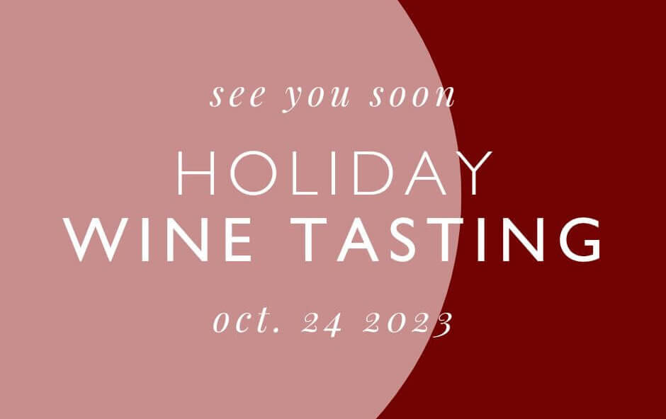 Bridges to Learning Holiday Wine Tasting October 24, 2023 graphic