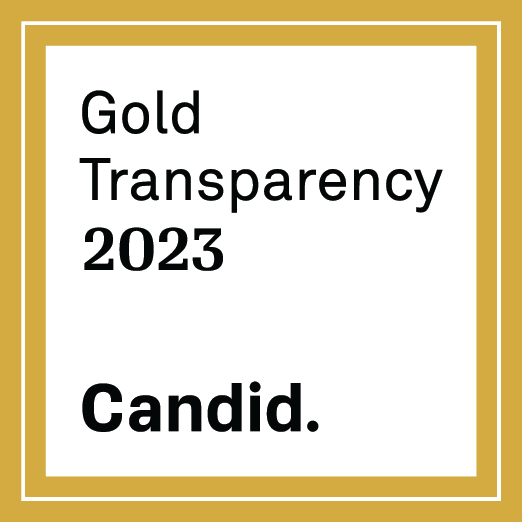 Candid Gold Transparency 2023 Seal. Earned for highly rated nonprofits. 